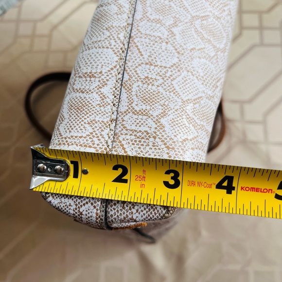 Consuela Clay Everyday Leather Tote Bag Snakeskin Print - Picture 9 of 9